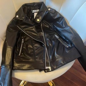 NWT H&M faux leather jacket